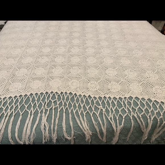 Reserved- Spell White sands crochet blanket and pillow cover set & Sienna mini - Picture 8 of 14